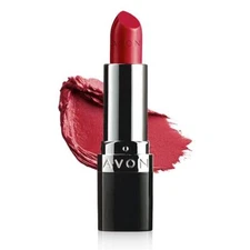 Avon True Color Nourishing Lipstick Ruby Kiss Contains Vitamins Satin Finish