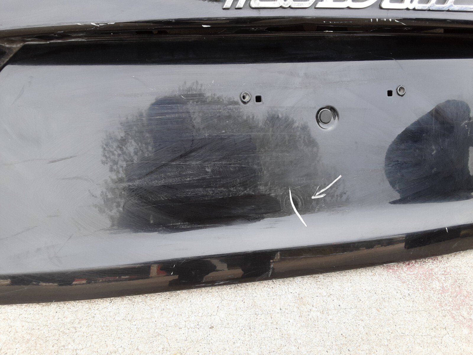 M156 14-17 Maserati Quattroporte Rear Trunk Lid Cover Assembly Black TL55