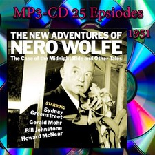 New Adventures of Nero Wolfe MP3-CD | 25 Epis...