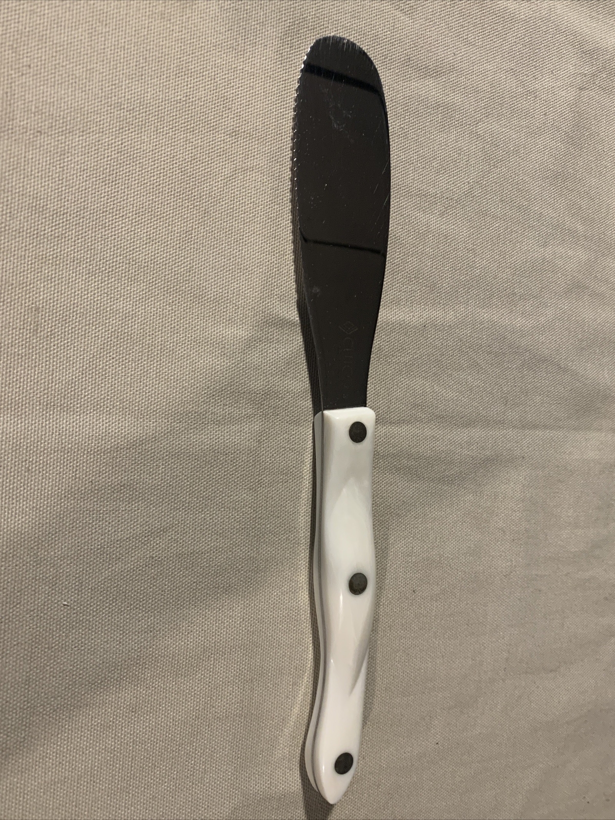 CUTCO 1768 JH White Pearl Handle Serrated Spatula Spreader Knife eBay