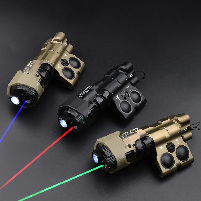 Laser MAWL-C1 Full Metal Wadsn - Rouge/vert/bleu/IR Avec Lampe M600U Et Interrupteur AXON - Pour Airsoft