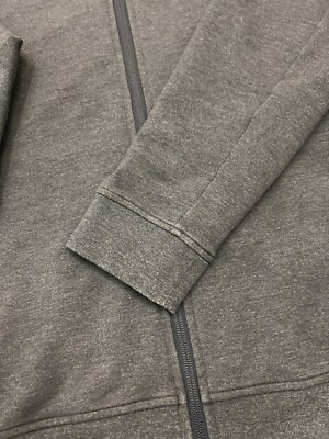 Lululemon Womens Size L Gray Full Zip Jacket Hoodie RN