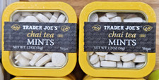 Trader Joe s Chai Tea Vegan Mints 1.2oz 34g 2 Tins