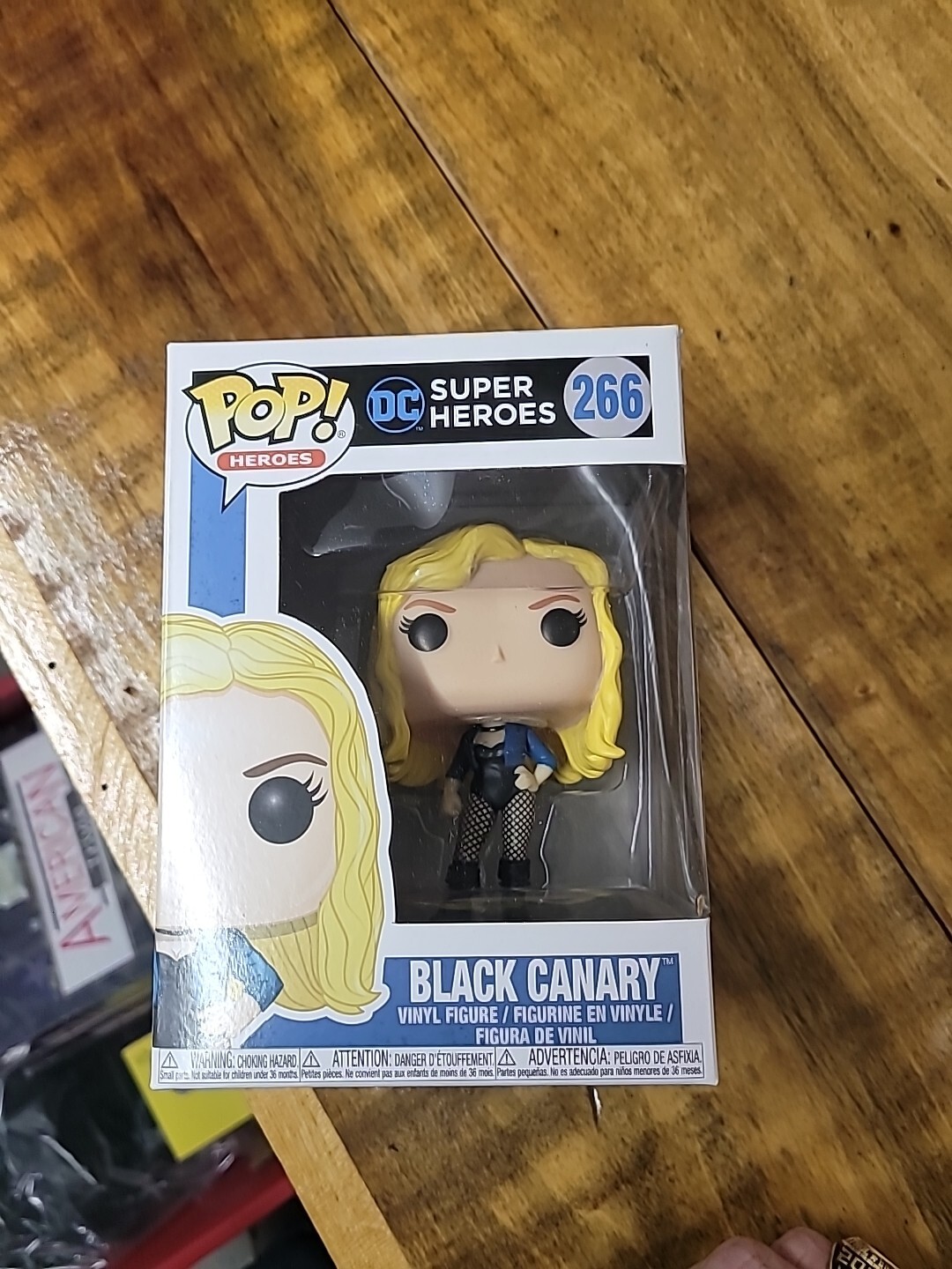 Funko Pop! DC Super Heroes - Black Canary Vinyl Figure #266 See Pics