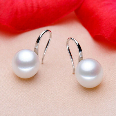 Miore Silver Earrings For Women, Gold Plated 925 Sterling Silver Stud Earrings For Women With White Freshwater Pearls 6mm, Round Stud Earrings 9.5 X 9.5 Mm Delivered In Jewellery Box - Foto 5