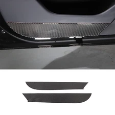 Carbon Car Front Door Anti Kick Panel Protector Trim For Tesla Model 3 2023-2024