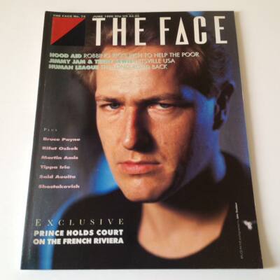 The Face Magazine Issue 74  June 86 w/ Prince holds court on the French Riviera