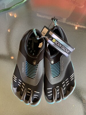 Body Glove 3T Barefoot Cinch Active Water Shoes Black and Teal