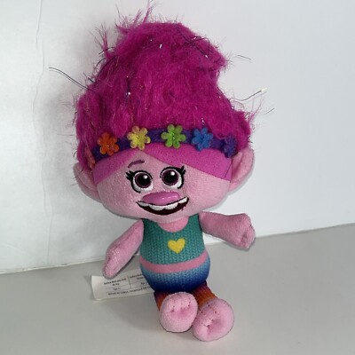 DreamWorks Trolls World Tour Poppy Plush 10'' Stuffed Animal Toy 2020 Doll Pink 