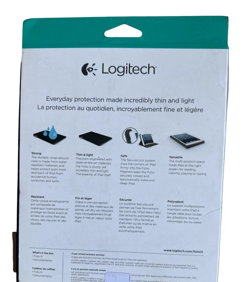 Logitech Folio Case For Apple iPad Air 5th Purple - Image 2 of 4