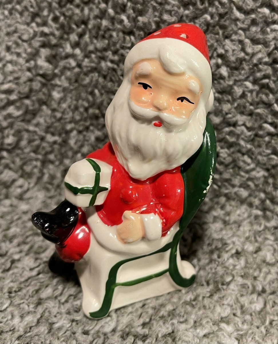Vintage Norcrest X272, Lefton 8139, & Enesco Santa Salt & Pepper