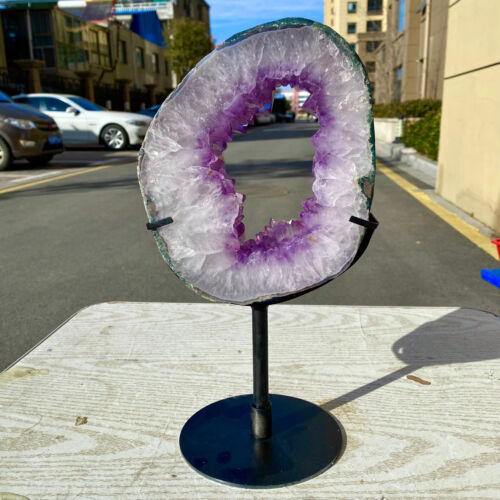 5.29LB Hand cut specimens of natural amethyst cave crystalline quartz crystals - Picture 2 of 15