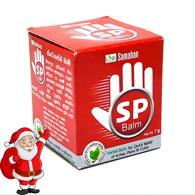Samahan Ayurveda Herbal SP Balm Pain Cold Flu Remedies Resins 100% Original Balm