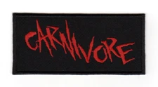 Carnivore Sew-on Patch | American Crossover Thrash Speed Metal Music Band Logo