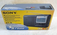 Sony ICF-36 Portable AM/FM/TV/Weather Band Radio