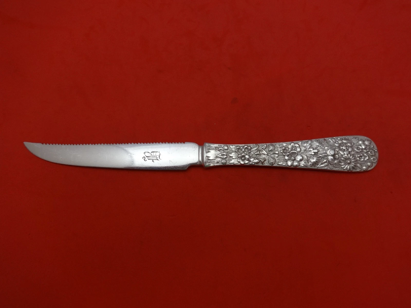 Floral by Tiffany & Co. Silverplate Fruit Knife Serrated 7 3/8"
