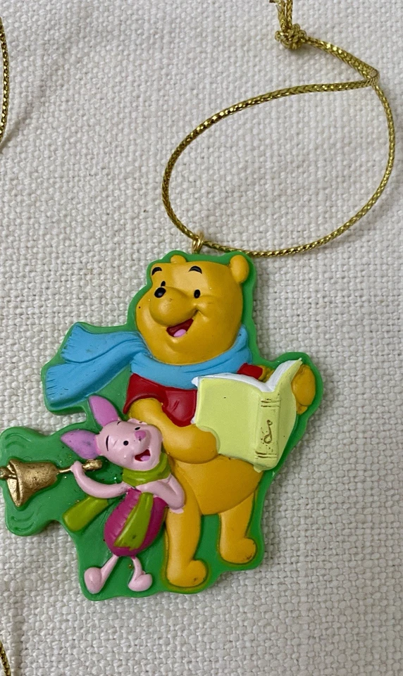 Juego de 5 adornos vintage de Navidad Disney Winnie Pooh Tigger Eyeore Piglet 2009 Foto 3 de 4