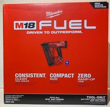 MILWAUKEE M18 FUEL 2841-20 - 16 Gauge Angled Finish Nailer Nail Gun CORDLESS NEW