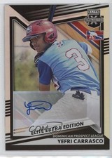 2022 Panini Elite Extra Edition Signatures Yefri Carrasco #197 Auto 1hm6