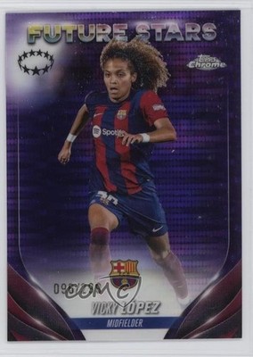 2023 Topps Chrome UEFA Women's Champions League /299 Vicky Lopez López #83 19di