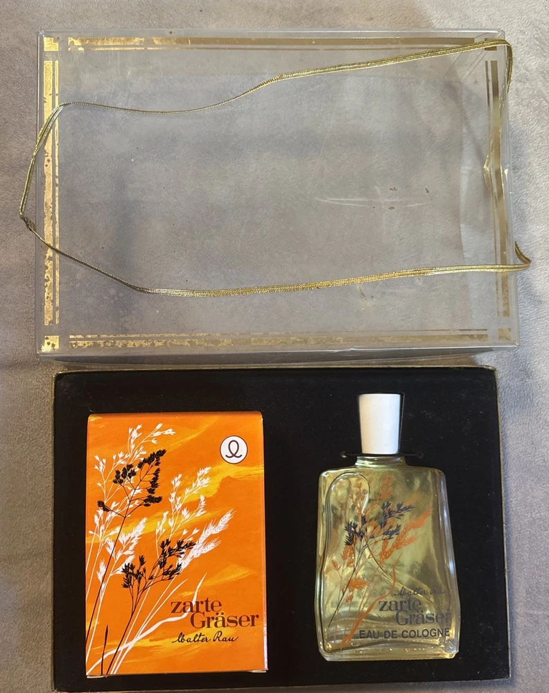 Vintage Zarte Gräser Mäurer & Wirtz Eau de Cologne Geschenkset OVP 70er 80er
