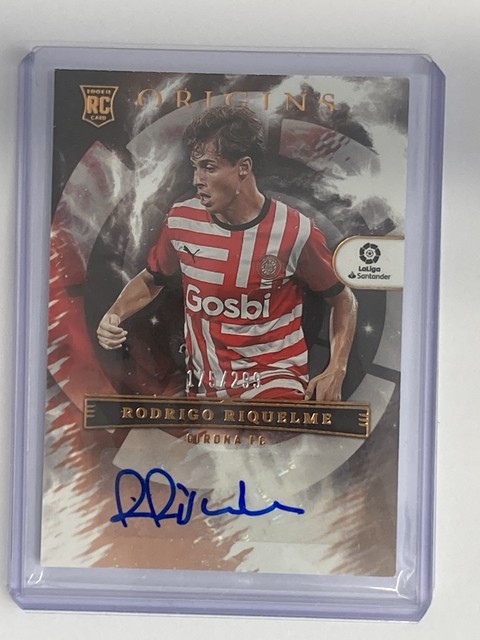 PANINI CHRONICLES SOCCER 22/23 RODRIGO RIQUELME GIRONA FC AUTO - RC 175/299.