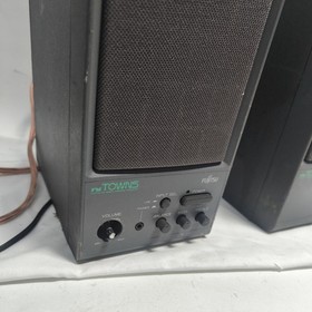 Operation confirmed: Fujitsu FM TOWNS amplifier speaker system FMT-SP101