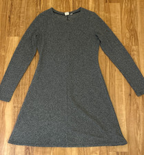 Gap Womens Size XS Gray Sweater Dress Lightweight Long Sleeve Knit