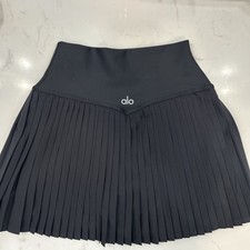 ALO Yoga Grand Slam Tennis Athletic Skirt / Skort Black Size XXS - EUC