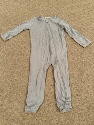 Kyte Baby Barbie Footie In Fog Gray 6-12 Month Bin 23