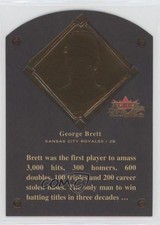 2002 Fleer Fall Classic Hall of Fame Plaques /1999 George Brett #26HF HOF k5i
