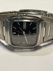 SEIKO RARE VINTAGE EARLY QUARTZ WATCH, 0903-5019, BLACK, SS, ORIGINAL, NOS