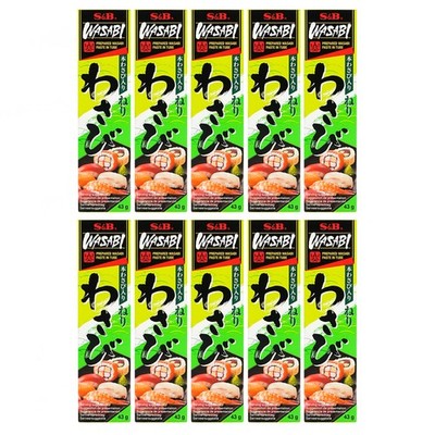 10x43g S&B Wasabi Paste Wasabipaste
