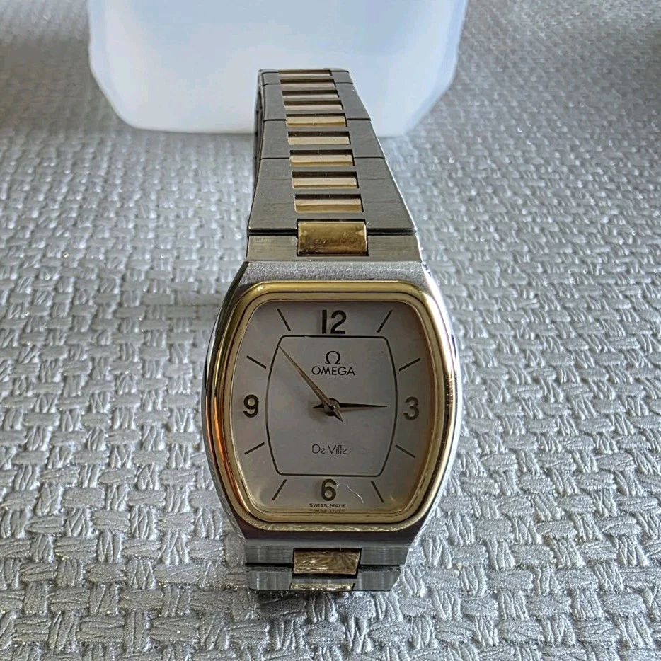 OMEGA De Ville Stainless Steel Case Gold Wristwatches for sale | eBay