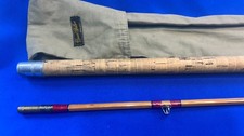 Vintage Split Cane Salmon Super Spin 9` Fly Fishing Rod. PEGG Makers Cottingham
