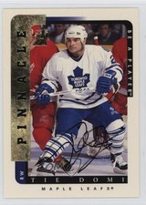 1996-97 Pinnacle Be A Player Auto Tie Domi #47 Auto 2em