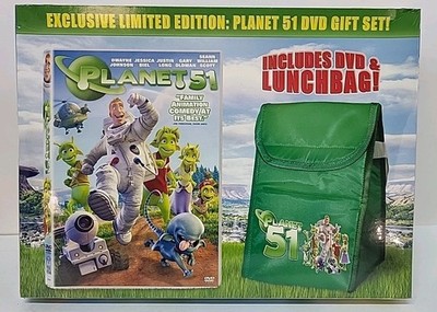 Planet 51 Exclusive Limited Edition Gift Set Includes DVD & Lunchbag