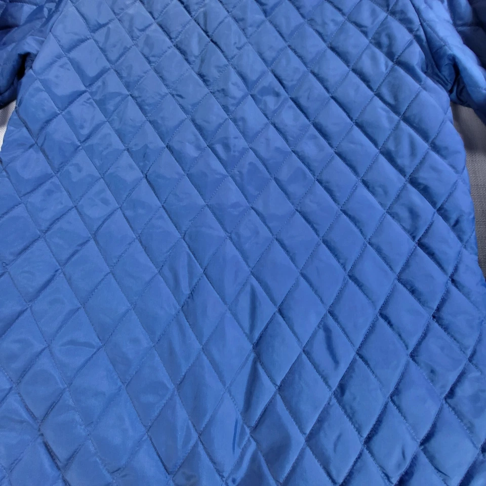 Abrigo Cherokee Acolchado Granero Pana Borde Frontal A Presión Azul Mujer Mediano Ecuestre Foto 3 de 4