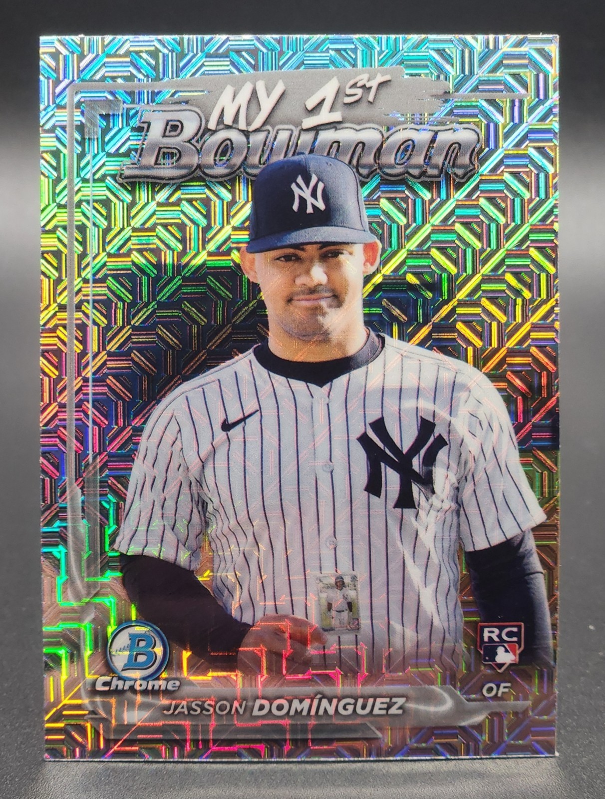 Jasson Dominguez 2024 Bowman Chrome Rookie #M1B-32 My 1st Bowman Mojo Yankees