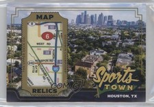 2023 Upper Deck Goodwin Champions Sports Towns Map Relics Houston #STMR-6 1bk8