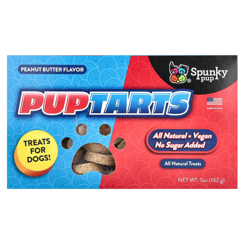 PupTarts, Treats For Dogs, Peanut Butter, 5 oz (142 g)