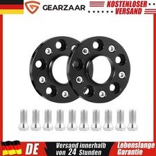 Spurverbreiterung Für BMW E81 E87 E88 5x120 72,5 2x20mm mit Radschrauben Schwarz