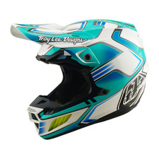 2026 Troy Lee Designs SE5 Composite Crest Motocross Race Helmet Real Teal Adults