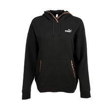 PUMA Essentials Graphic Animal Comfort Pullover Hoodie Womens Black Casual Outer