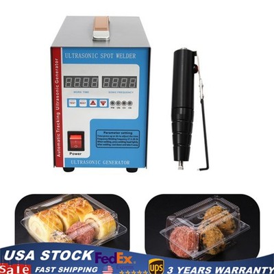 110V Ultrasonic Plastic Welder Portable Ultrasonic Spot Welding Machine 500W