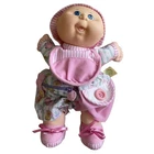 Cabbage Patch Kids Love N Care Doll & Bib 1992 Vintage Pink Stripes Baby Girl