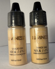 Luminess Airbrush Silk 4-In-1foundation .25 oz shades 030 040 Sealed