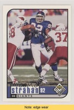 1998 Upper Deck UD Choice Michael Strahan #118 HOF READ 0b5
