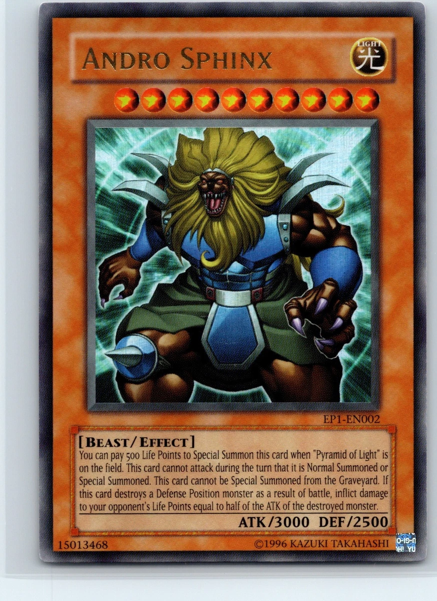 yugioh sphinx cards worth Amazon.com: 3 Cards,thenen, Andro & Teleia Ultra Rare : Toys & Games up Triamid card(s) you control Yugioh Sphinx Teleia for sale