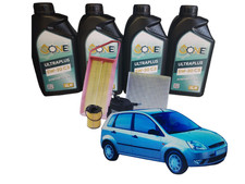 KIT TAGLIANDO 4 FILTRI +4 LT 5W30 PER FORD FUSION FIESTA V/VI 1.4 TDCI F6JA/F6JB